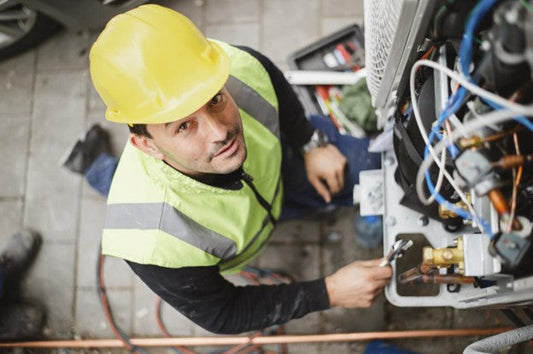 A technician performs tests on a standby generator set to ensure power is available when needed. 