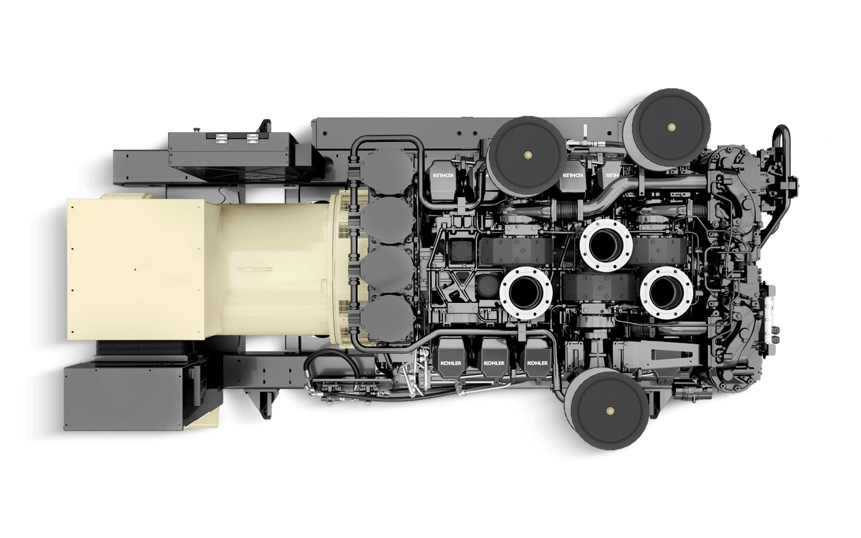 Kohler KD2000 — top view
