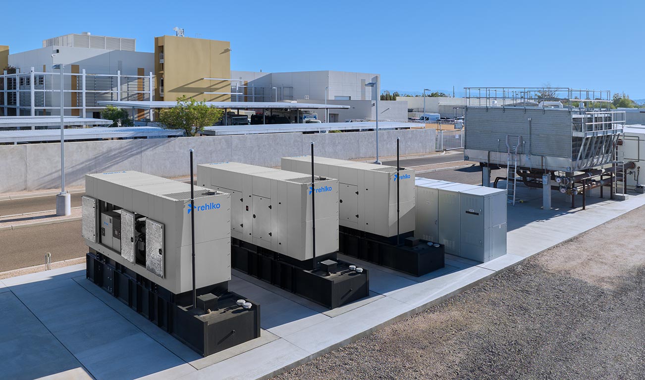 Lift station site or pump station exterior